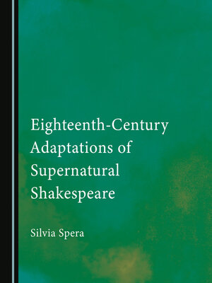 cover image of Eighteenth-Century Adaptations of Supernatural Shakespeare
